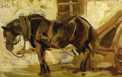 Small Horse Study Franz Marc